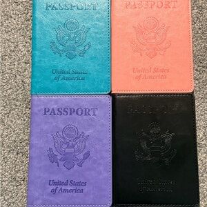 Pack of 4 Passport Holders